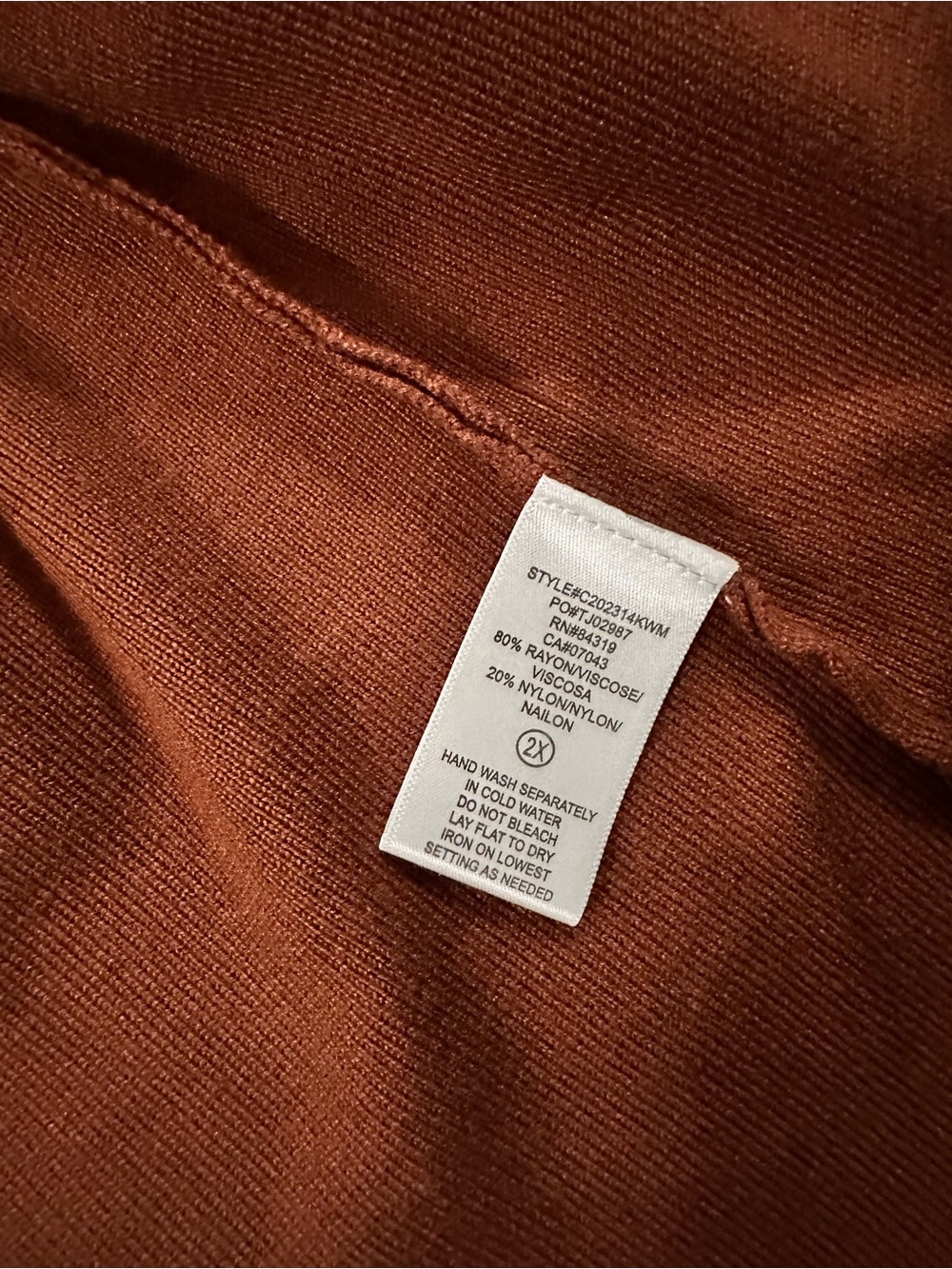 Cyrus Open-Front Rust Jacket - Picture 7 of 9